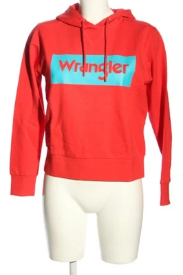 WRANGLER Sudadera con capucha Mujeres Sudadera Talla EU 36 rojo-turquesa - Imagen 1 de 4