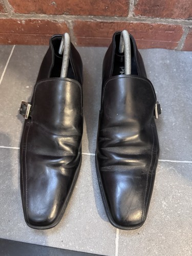 Scarpe Prada Autentiche Uomo Nere Taglia 7 Eu 41 Ottime Condizioni Prezzo consigliato £575