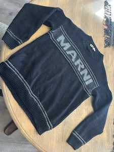 Marni kids sweater navy blue with light blue accents. No imperfections! - Picture 1 of 4