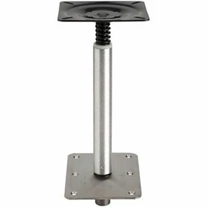 Attwood Swivl-Eze 3/4" Lock'N-Pin Boat Seat Pedestal Post 11" Base 7X7 97739 MD - Picture 1 of 3