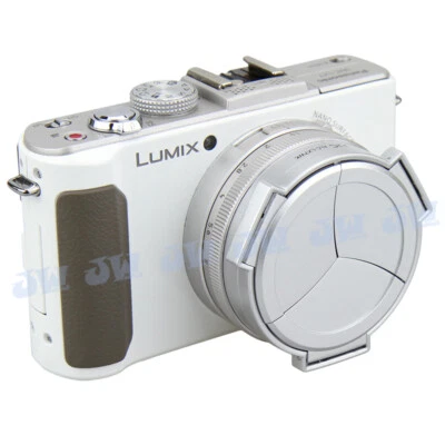 JJC Self-Retaining Auto Open Lens Cap for Panasonic Lumix LX7 Leica D-LUX6 - Image 1 of 4