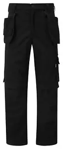 Tuffstuff Proflex black stretch polycotton slim-fit work trouser #715 - Picture 1 of 1