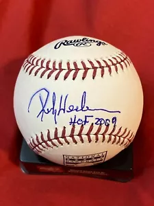 RICKEY HENDERSON AUTOGRAFIADO FIRMADO SALÓN DE LA FAMA BÉISBOL "HOF 2009" ATLETISMO - Imagen 1 de 3
