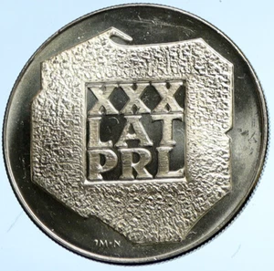 1974 Poland ANNIVERSARY Polish Peoples Republic Proof Silver 200 Z Coin i102879 - Picture 1 of 3