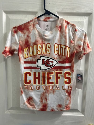 NEW Kansas City Chiefs Tie Dye NFL SMALL Ladies Shirt NWT NFL Superbowl Champion Cover