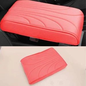 Center Console Armrest Pad Cushion Cover Mat Arm Rest Protection Universal New - Picture 1 of 6