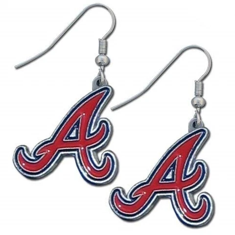 Atlanta Braves MLB Dangle Ear Rings Cover