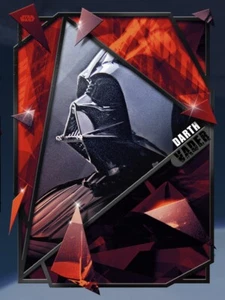 FRACTURED BLACK DARTH VADER REVENGE OF SITH LOCK-ON Topps STAR WARS CARD TRADER - Picture 1 of 1