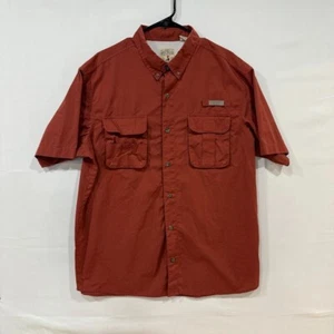 Red Head Angelhemd Herren XL rost orange belüftet Netz gefüttert Utility Taschen - Bild 1 von 5
