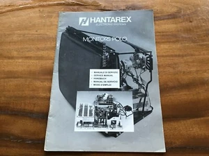 Vintage ORIGINAL Hantarex Electronic Systems Monitors Polo Service Manual  - Imagen 1 de 5