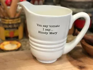 Pier 1 Large Bloody Mary Tomato Pitcher NWT - Picture 1 of 6