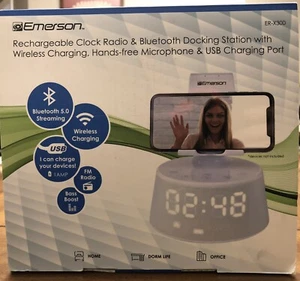 Emerson Docking Station with Wireless Charging, Bluetooth Speaker, Hands Free - Picture 1 of 5