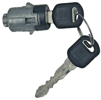 Цилиндр замка одной двери GM OEM с 2 OEM GM логотип маленькая головка ключи 706592 + 597749 - Изображение 1 из 4
