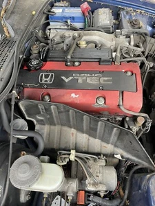 HONDA S2000 2003 ENGINE ONLY MANUAL CABLE THROTTLE BODY 106K - Picture 1 of 2
