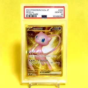 Pokemon Card Japanese【Mew ex】PSA10 UR 208/165 SV2a Pokemon Card 151 Nintendo - Picture 1 of 14