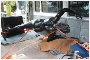 Groszbronze Tanzender Faun Satyr Pan Fauno Danzante Lebenslust Pompeii - Bild 1 von 12