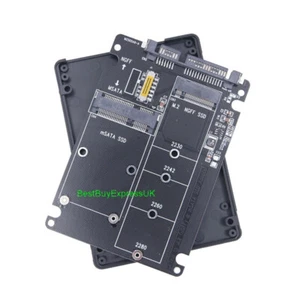 2in1 SSD SATA3 Adapter B-Key M.2 NGFF MSATA To SATA Converter Card for PC Laptop - Picture 1 of 8