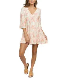 HURLEY Shop Similar Styles BELL SLEEVE A-LINE DRESS - Picture 1 of 3