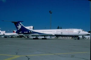 K27 OM-AAB SLOVAK AIRLINES TU-154M 2006 OLYMPICS ORIGINAL KODAK SLIDE - Picture 1 of 1
