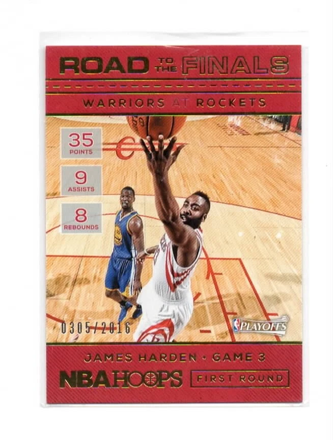 JAMES HARDEN 2016-17 PANINI HOOPS ROAD TO THE FINALS CARD #27   /2016 - Image 1 of 1