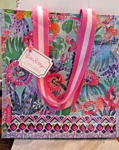 Lilly Pulitzer Market Tote ME AND MY ZESTY Shopper Bag Reuse ECO NWT Sturdy - Picture 1 of 4