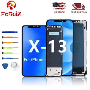 For iPhone XR X 11 PRO MAX 12 13 Screen Replacement Touch Digitizer LCD /Tools - Picture 1 of 23
