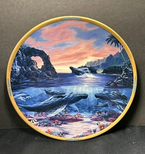 VTG 1994 LENOX Sea of Dreams Collection NEW DAY Plate by Van Raemdonck Whale - Picture 1 of 2