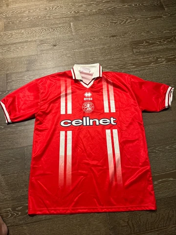 VTG Middlesbrough 1998/99 Cellnet Errea football shirt soccer jersey XXL Cover