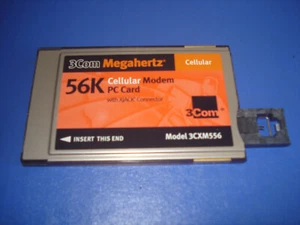 3com Megahertz 3CXM556 56K Cellular Modem PC Card PCMCIA xjack - Picture 1 of 2