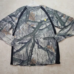 Realtree Long Sleeve Performance T-Shirt Mossy Oak Camo Hunting Active Camping - Picture 1 of 10