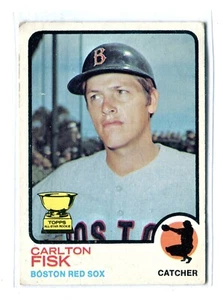 1973 Topps Carlton Fisk #193 HOF BOSTON RED SOX (vedi scansioni per condizioni) c - Foto 1 di 2