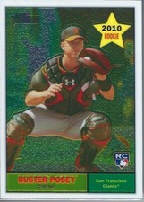 2010 Topps Heritage Buster Posey #C33/ Rookie #1271/1961/NM to Gem Mint!