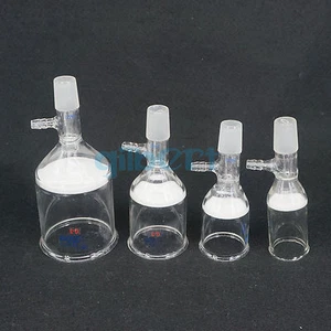 Embudo de filtro de vidrio borosilicato de 10-500 ml Buchner núcleo de arena G1-G5 laboratorio grueso - Imagen 1 de 49