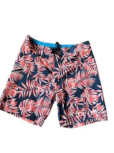 Pantaloncini da bagno uomo Tommy Bahama Island Active stampa floreale rosa blu 35 9" - Foto 1 di 6
