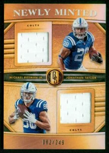 111 Relic, 2020 Panini GS, Newly Minted, Taylor & Pittman RC, #MMD10, 082/249 - Picture 1 of 2
