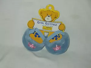 BABW BUILD-A-BEAR princess CROWN SLIPPER shoes NEW - Picture 1 of 3