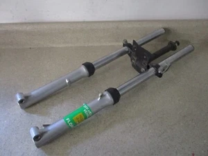 2008 KAWASAKI KLX 110 COMPLETE FRONT FORKS W/ CLAMP FORK TUBES, M217 - Picture 1 of 8