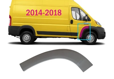 FIT RAM PROMASTER 2500 2014-2018 MOLDURA DELANTERA RUEDA ACAMPANADA GUARDABARROS DERECHO Foto 1 de 2