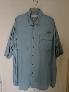 Bimini Bay Outfitters LTD Fishing Shirt XXL Button Down Vented SS 2XL - Picture 1 of 11