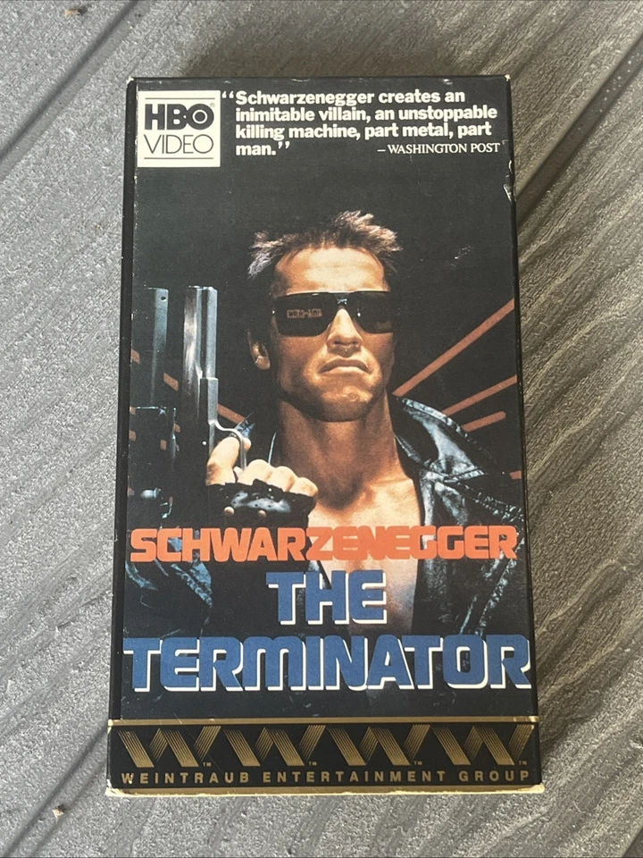 The Terminator VHS 1984 Schwarzenegger Sci-Fi HBO Video - Image 1 of 4