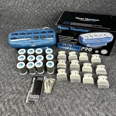 Rodillos calientes profesionales BabylissPRO Nano Titanium para todas las longitudes de cabello Foto 1 de 4