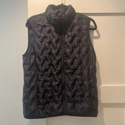 Tangerine Women’s Black Nylon Puffer Vest Lightweight S - Image 1 of 4