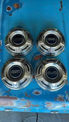 Ford Innie Dog Dish Hub Caps Set of 4 Vintage Original 1967 F100 Only - Image 1 of 4