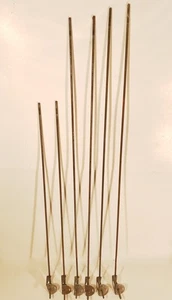 Varillas de control de jugador de hockey de mesa Eagle de colección de los años 50 con sujetadores de tabla - Imagen 1 de 11