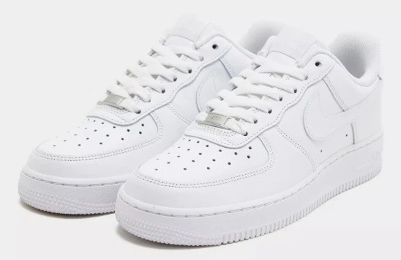 Nike Air Force 1 '07 Sneakers da Uomo - White/White, dal 36 al 47 BLACK FRIDAY - Image 1 of 4