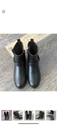 Nuevo- Wanted Avery Honeycomb Mujer Botines, Negro, Talla 7 1/2 Foto 1 de 4