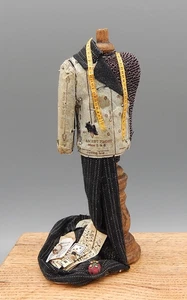 Betty Jo Chuddy OOAK Schneiderin mit Work In Progress Puppenhaus Miniatur 1:12 - Bild 1 von 14