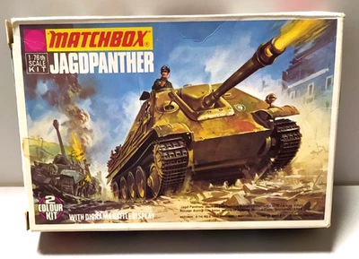MATCHBOX  USATO 1:76 KIT CARRO ARMATO JAGDPANTHER CON DIORAMA   PK-80 - Immagine 1 di 4