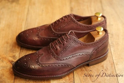 Paul Smith Zapatos Oxford Brogue Cuero Borgoña Reino Unido 8 EE. UU. 9 UE 42 Foto 1 de 4