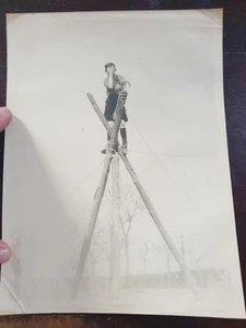 RARE SCOUTING PHOTO 1935 PROOF FOR SCOUTS ART PHOTO DIM 24.5×18.4 NICE ET - Picture 1 of 5